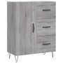 High sideboard sonoma gray plywood 69.5x34x180 cm by vidaXL, Sideboards - Ref: Foro24-3199847, Price: 164,99 €, Discount: %