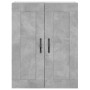 Aparador alto madera contrachapada gris hormigón 69,5x34x180 cm de vidaXL, Aparadores - Ref: Foro24-3199845, Precio: 148,99 €...