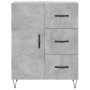 Aparador alto madera contrachapada gris hormigón 69,5x34x180 cm de vidaXL, Aparadores - Ref: Foro24-3199845, Precio: 148,99 €...