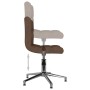 Swivel dining chairs 2 units brown fabric by vidaXL, dining chairs - Ref: Foro24-334388, Price: 95,61 €, Discount: %