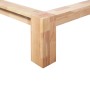 Solid oak wood bed frame 160x200 cm by vidaXL, Beds and slatted bases - Ref: Foro24-247268, Price: 315,51 €, Discount: %