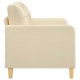 Cream-colored 2-seater fabric sofa, 120 cm. by vidaXL, Sofas - Ref: Foro24-359085, Price: 225,08 €, Discount: %