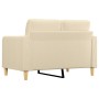 Cream-colored 2-seater fabric sofa, 120 cm. by vidaXL, Sofas - Ref: Foro24-359085, Price: 225,08 €, Discount: %