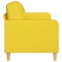 Sofá de 3 plazas de tela amarillo claro 180 cm de vidaXL, Sofás - Ref: Foro24-359104, Precio: 245,99 €, Descuento: %