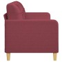 3-seater red fabric sofa 180 cm by vidaXL, Sofas - Ref: Foro24-359105, Price: 301,16 €, Discount: %