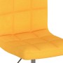 Drehbare Esszimmerstühle 2 Einheiten aus senfgelbem Stoff von vidaXL, Essstühle - Ref: Foro24-334392, Preis: 78,84 €, Rabatt: %