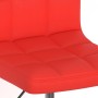 Drehbare Esszimmerstühle, 2 Einheiten, rotes Kunstleder von vidaXL, Essstühle - Ref: Foro24-334407, Preis: 96,47 €, Rabatt: %