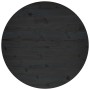 Solid black pine wood table surface Ø80x2.5 cm by vidaXL, Table tops - Ref: Foro24-813663, Price: 85,55 €, Discount: %