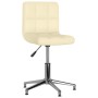 Swivel dining chairs 2 units cream synthetic leather by vidaXL, dining chairs - Ref: Foro24-334409, Price: 96,99 €, Discount: %