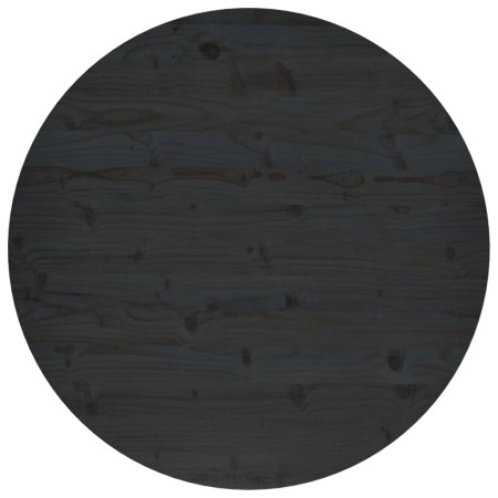 Superficie de mesa madera maciza de pino negro Ø90x2,5 cm de vidaXL, Tableros para mesas - Ref: Foro24-813664, Precio: 103,99...