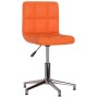 Drehbare Esszimmerstühle, 2 Stück, orangefarbenes Kunstleder von vidaXL, Essstühle - Ref: Foro24-334412, Preis: 98,17 €, Raba...