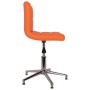 Swivel dining chairs 2 pcs orange synthetic leather by vidaXL, dining chairs - Ref: Foro24-334412, Price: 98,17 €, Discount: %