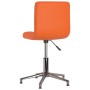 Swivel dining chairs 2 pcs orange synthetic leather by vidaXL, dining chairs - Ref: Foro24-334412, Price: 98,17 €, Discount: %