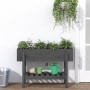 Raised garden bed solid gray pine wood 101x30x69 cm by vidaXL, Pots and planters - Ref: Foro24-825242, Price: 74,80 €, Discou...