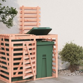 Douglas Fir Wood Garbage Bin Shed Extension by vidaXL, Waste container supports - Ref: Foro24-825112, Price: 92,99 €, Discoun...