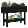 Raised garden bed solid black pine wood 101x30x69 cm by vidaXL, Pots and planters - Ref: Foro24-825244, Price: 82,13 €, Disco...