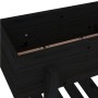 Raised garden bed solid black pine wood 101x30x69 cm by vidaXL, Pots and planters - Ref: Foro24-825244, Price: 82,13 €, Disco...