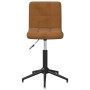 Swivel dining chairs 2 units brown velvet by vidaXL, dining chairs - Ref: Foro24-334427, Price: 94,99 €, Discount: %