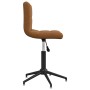 Swivel dining chairs 2 units brown velvet by vidaXL, dining chairs - Ref: Foro24-334427, Price: 94,99 €, Discount: %