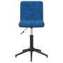 Swivel dining chairs 2 pcs blue velvet by vidaXL, dining chairs - Ref: Foro24-334433, Price: 78,99 €, Discount: %