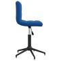 Swivel dining chairs 2 pcs blue velvet by vidaXL, dining chairs - Ref: Foro24-334433, Price: 78,99 €, Discount: %