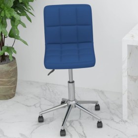 Silla de oficina giratoria de tela azul de vidaXL, Sillas de oficina - Ref: Foro24-334441, Precio: 75,99 €, Descuento: %