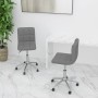 Swivel dining chairs 2 units light gray fabric by vidaXL, dining chairs - Ref: Foro24-334447, Price: 83,49 €, Discount: %