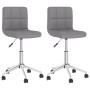 Swivel dining chairs 2 units light gray fabric by vidaXL, dining chairs - Ref: Foro24-334447, Price: 83,49 €, Discount: %