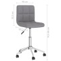 Swivel dining chairs 2 units light gray fabric by vidaXL, dining chairs - Ref: Foro24-334447, Price: 83,49 €, Discount: %