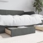 Cajones de cama 2 uds madera de ingeniería y tela gris oscuro de vidaXL, Camas y accesorios - Ref: Foro24-833911, Precio: 52,...