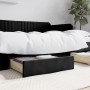 Cajones de cama 2 uds madera ingeniería y cuero sintético negro de vidaXL, Camas y accesorios - Ref: Foro24-833922, Precio: 5...