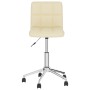 Swivel dining chairs 2 units cream fabric by vidaXL, dining chairs - Ref: Foro24-334449, Price: 83,99 €, Discount: %