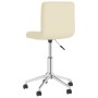 Swivel dining chairs 2 units cream fabric by vidaXL, dining chairs - Ref: Foro24-334449, Price: 83,99 €, Discount: %