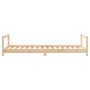 Estructura de cama para niños madera maciza de pino 90x190 cm de vidaXL, Cunas y camas para niños - Ref: Foro24-834402, Preci...