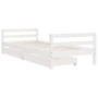 Children's bed frame with white pine wood drawers 80x200 cm by vidaXL, Cribs and beds for children - Ref: Foro24-834436, Pric...