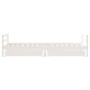 Children's bed frame with white pine wood drawers 80x200 cm by vidaXL, Cribs and beds for children - Ref: Foro24-834436, Pric...