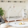 Estructura de cama para niños madera de pino blanco 70x140 cm de vidaXL, Cunas y camas para niños - Ref: Foro24-834487, Preci...