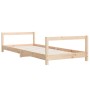 Estructura de cama para niños madera maciza de pino 80x200 cm de vidaXL, Cunas y camas para niños - Ref: Foro24-834390, Preci...