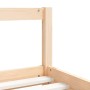 Estructura de cama para niños madera maciza de pino 80x200 cm de vidaXL, Cunas y camas para niños - Ref: Foro24-834390, Preci...