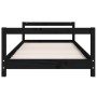 Estructura de cama para niños madera de pino negro 80x160 cm de vidaXL, Cunas y camas para niños - Ref: Foro24-834401, Precio...