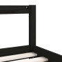 Estructura de cama para niños madera de pino negro 80x160 cm de vidaXL, Cunas y camas para niños - Ref: Foro24-834401, Precio...