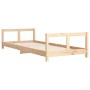 Estructura de cama para niños madera maciza de pino 80x200 cm de vidaXL, Cunas y camas para niños - Ref: Foro24-834420, Preci...