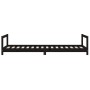 Estructura de cama para niños madera de pino negro 80x200 cm de vidaXL, Cunas y camas para niños - Ref: Foro24-834392, Precio...