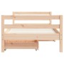 Child's bed frame with pine wood drawers 80x160cm by vidaXL, Cribs and beds for children - Ref: Foro24-834444, Price: 110,93 ...