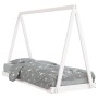 White pine wood children's bed frame 80x200 cm by vidaXL, Cribs and beds for children - Ref: Foro24-834535, Price: 91,96 €, D...