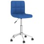 Sillas de comedor giratorias 2 unidades tela azul de vidaXL, Sillas de comedor - Ref: Foro24-334451, Precio: 97,32 €, Descuen...