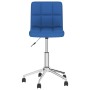 Sillas de comedor giratorias 2 unidades tela azul de vidaXL, Sillas de comedor - Ref: Foro24-334451, Precio: 97,32 €, Descuen...