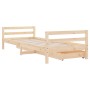 Children's bed frame with pine wood drawers 90x190 cm by vidaXL, Cribs and beds for children - Ref: Foro24-834447, Price: 124...