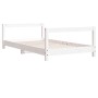 White pine wood children's bed frame 80x160 cm by vidaXL, Cribs and beds for children - Ref: Foro24-834400, Price: 86,01 €, D...