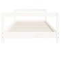 White pine wood children's bed frame 80x160 cm by vidaXL, Cribs and beds for children - Ref: Foro24-834400, Price: 86,01 €, D...